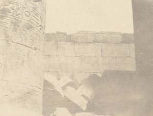 (Karnak, Hypostyle Zaal, Noordmuur (Binnenzijde) door John Beasly Greene